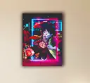 Cool Neon Anime poster