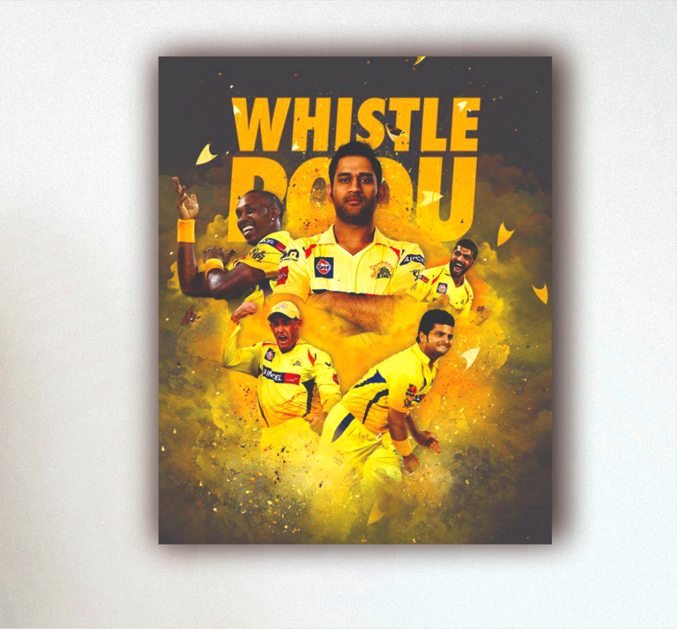 Whistle Podu MSD Poster