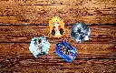 Anime Keychains Pack Of 4pcs