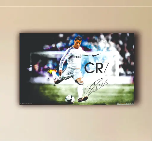 CR7 Football Poster